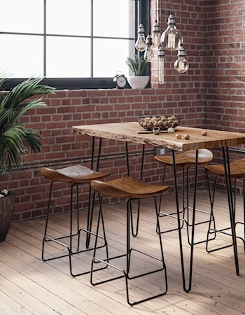 5-Piece Counter Table and Stool Set