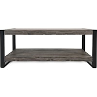 Rectangular Coffee Table and Square End Table Set