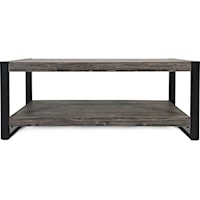 Rectangular Coffee Table and 2 Square End Table Set