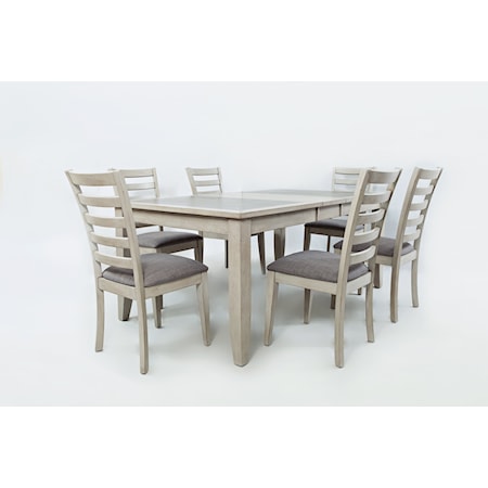 Tiled Extension Dining Table and Chair Set