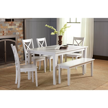 Dining Table and Chair/Bench Set