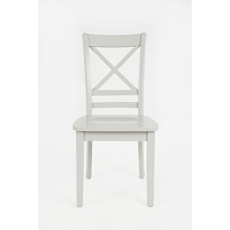 “X” Back Side Chair