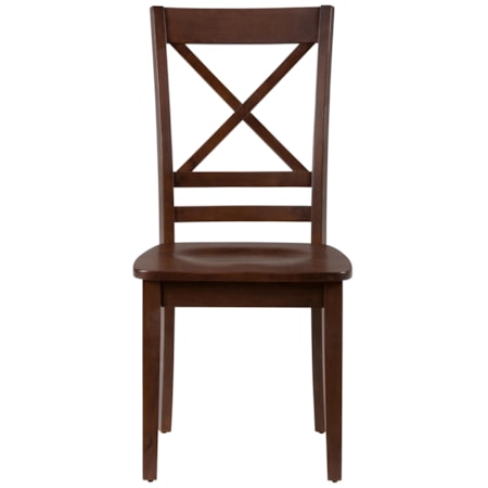 “X” Back Side Chair