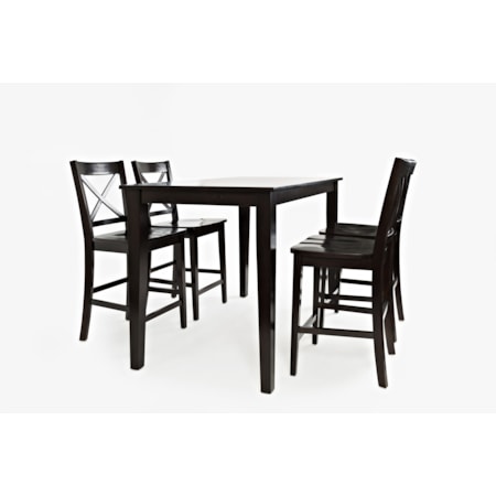 Rectangle Counter-Height Table and Chair Set