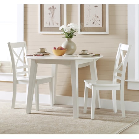 Round Table and 2 Chair Set