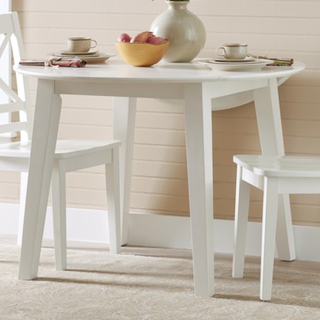 Round Drop Leaf Table