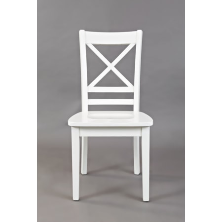 “X” Back Side Chair