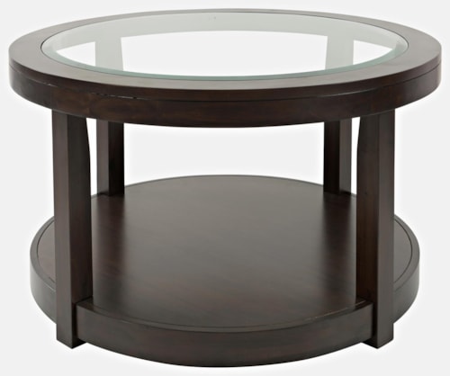 Round Castered Cocktail Table