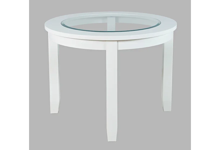 Urban Icon 42" Round Dining Table by Jofran at VanDrie Home Furnishings