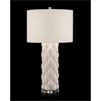 Billowy Textured Table Lamp