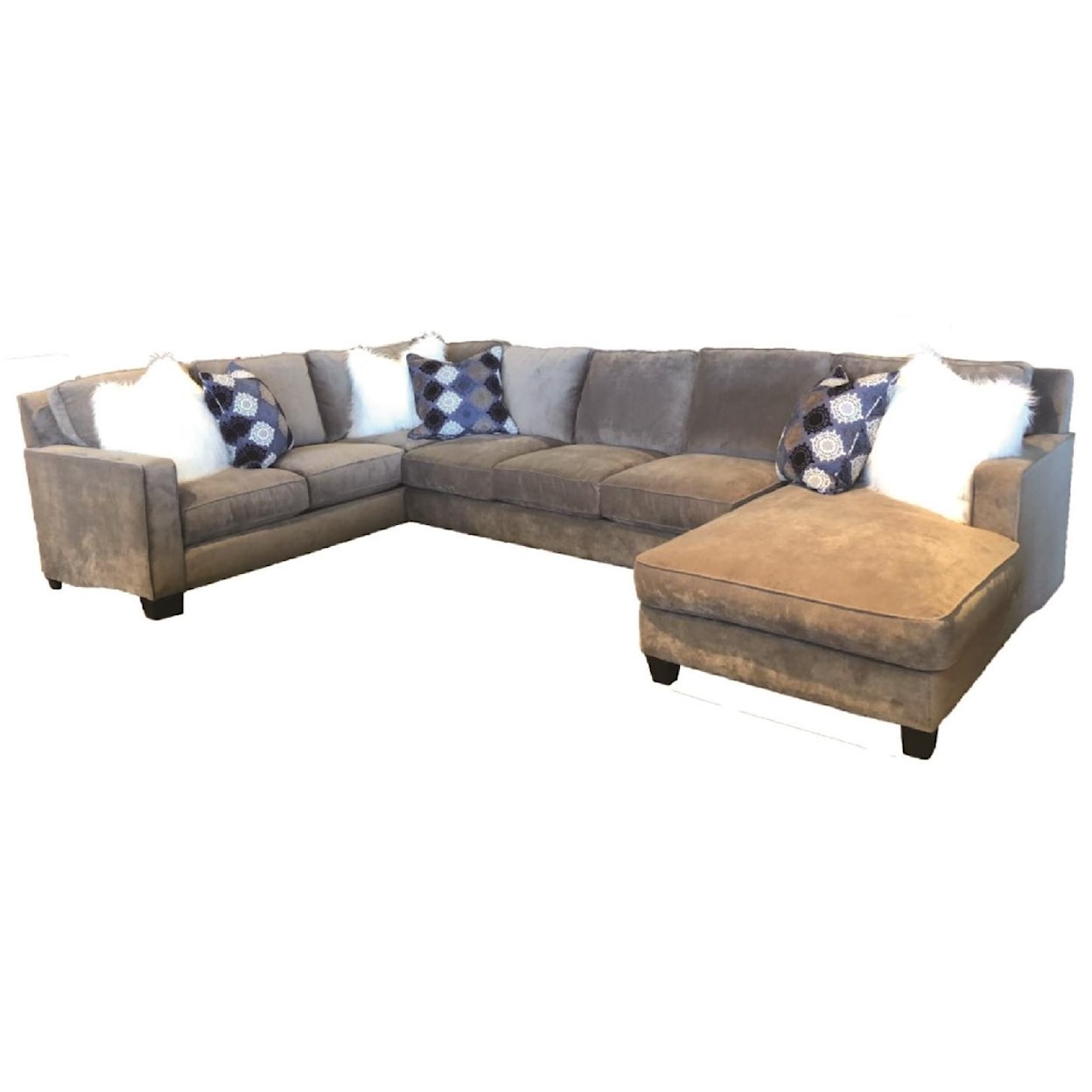 JMD Furniture 1000 3 PC Down Sectional