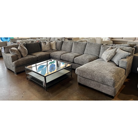 3 PC Down Chaise Sectional