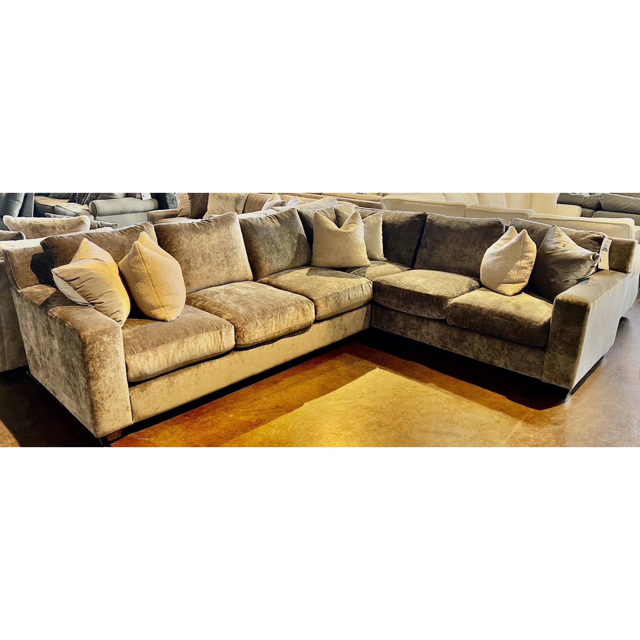 JMD Furniture 4400 2 PC Down Sectional