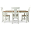 John Thomas Curated 5 Piece Customizable Two-Tone Dining Set 