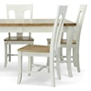 John Thomas Curated 5 Piece Customizable Two-Tone Dining Set 