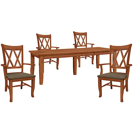 Table and 4 Side Chairs