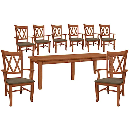 Table and 8 Side Chairs