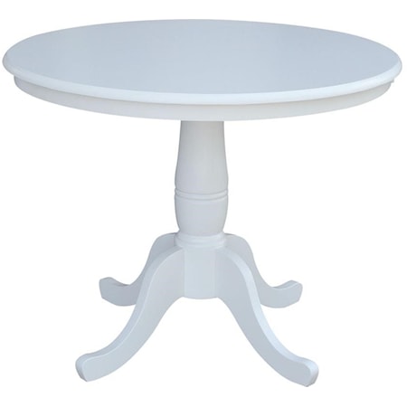 36" Pedestal Table