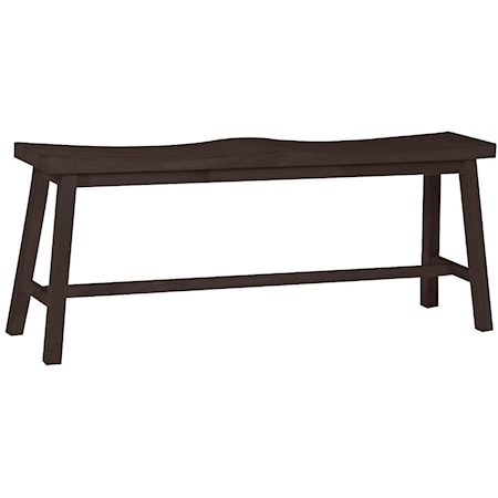 2-Seat Saddle Dining Bench