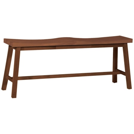 2-Seat Saddle Dining Bench
