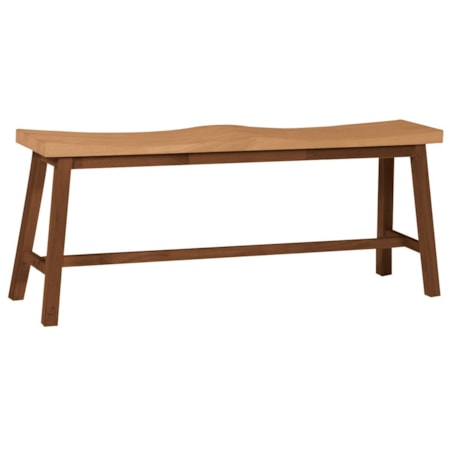 2-Seat Saddle Dining Bench