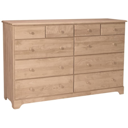 10-Drawer Dresser