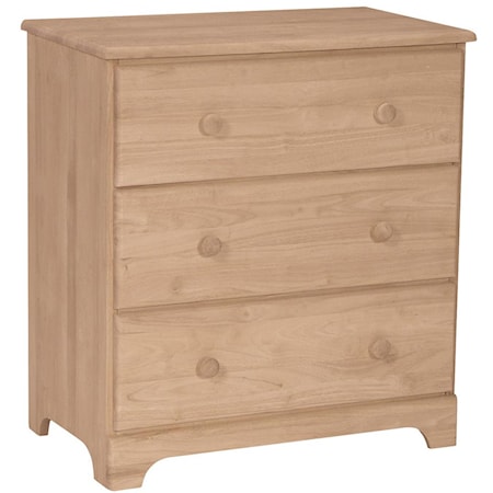 3-Drawer Chest