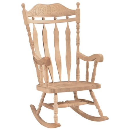 Carved Back Rocker