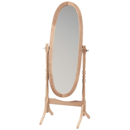 Oval Cheval Mirror
