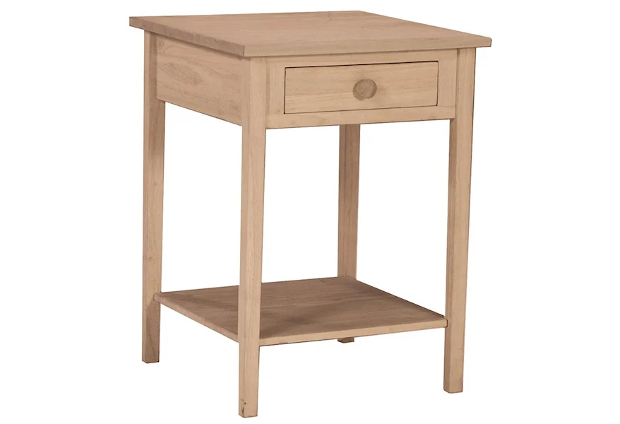 SELECT Home Accents Hampton Bedside Table by John Thomas at Furniture Barn