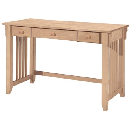 Mission 3-Drawer Computer Desk