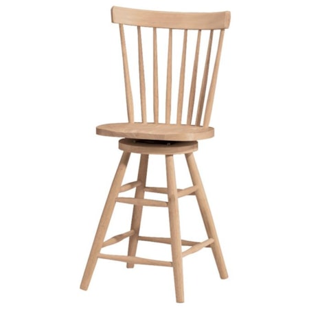 24" Copenhagen Stool with Swivel