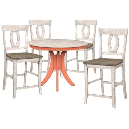 PUB TABLE And 4 STOOLS