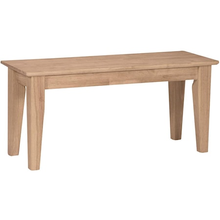 40" Shaker Bench