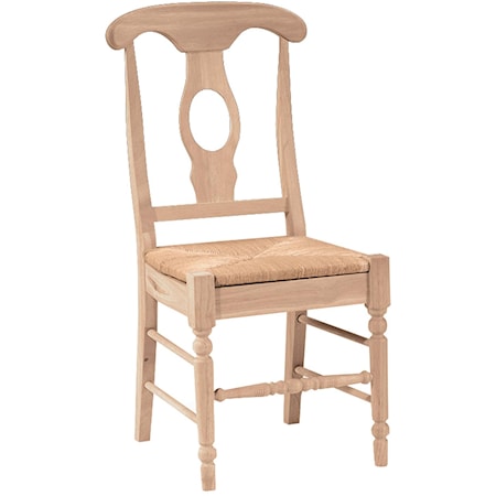 Empire Chair with Rush Seat