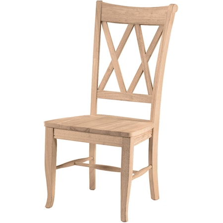 Double X-Back Chair