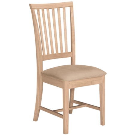 Mission Chair with Seat Cushion