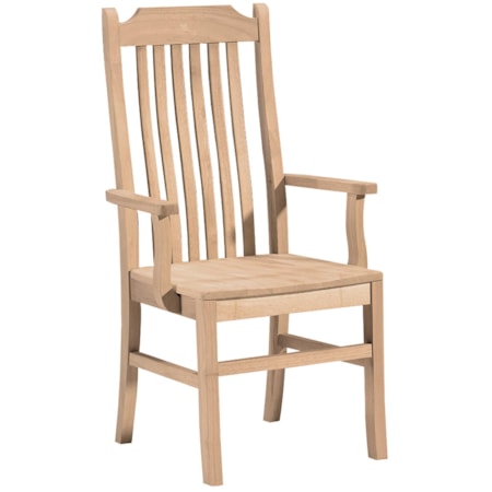 Tall Mission Arm Chair