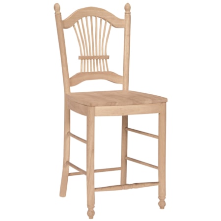 24" Sheafback Stool