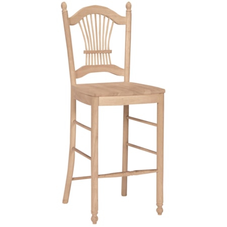 30" Sheafback Stool
