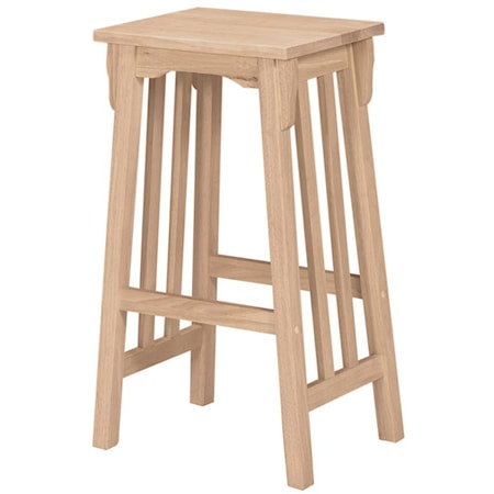 30" Backless Mission Stool