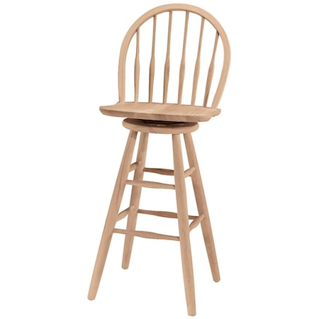 30" Windsor Spindleback Stool