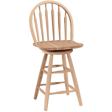 24" Arrowback Windsor Stool 