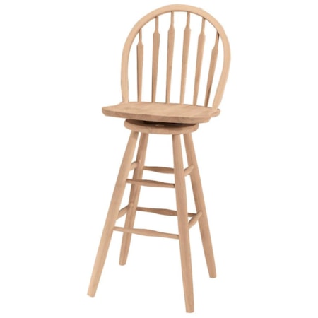 30" Arrowback Windsor Stool