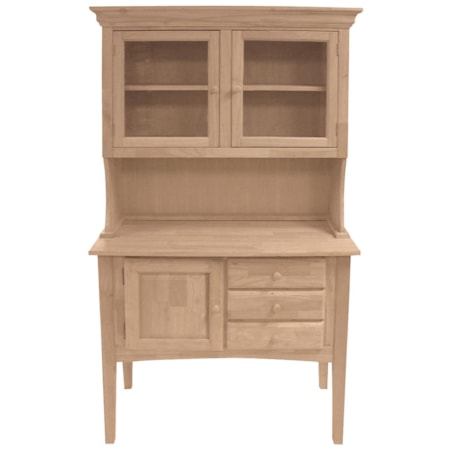 2-Door Hutch & Huntboard Server