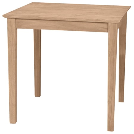 Square Solid Top Shaker Table