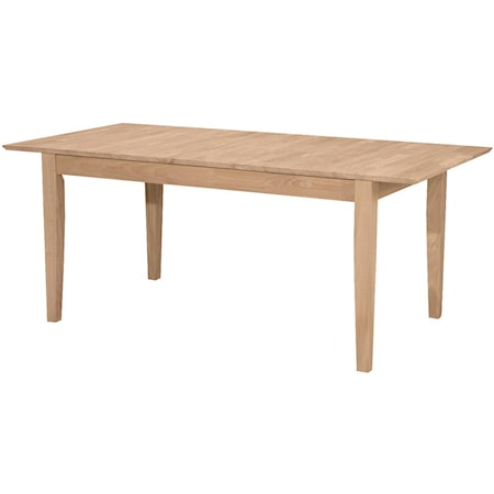 Butterfly Leaf Extension Table with Shaker L