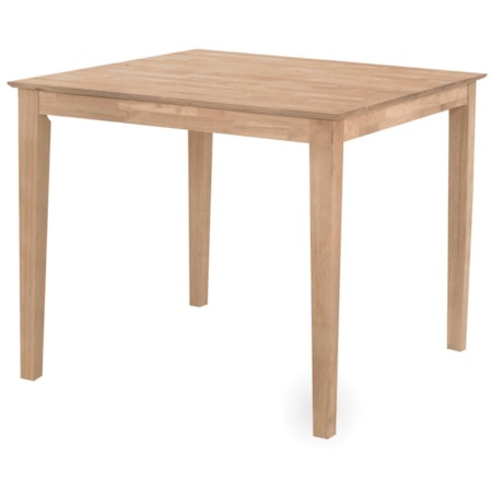 Solid Top Gathering Height Table