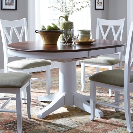 Round Pedestal Dining Table
