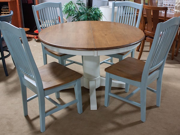 5 Piece Round Dining Set